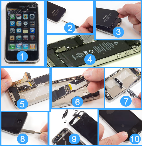 How to Fix your iPhone broken display