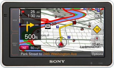 sony gps device