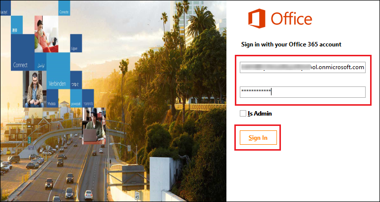 Office 365 sign in