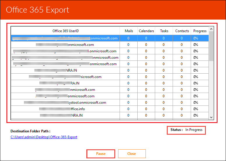 office 365 export report